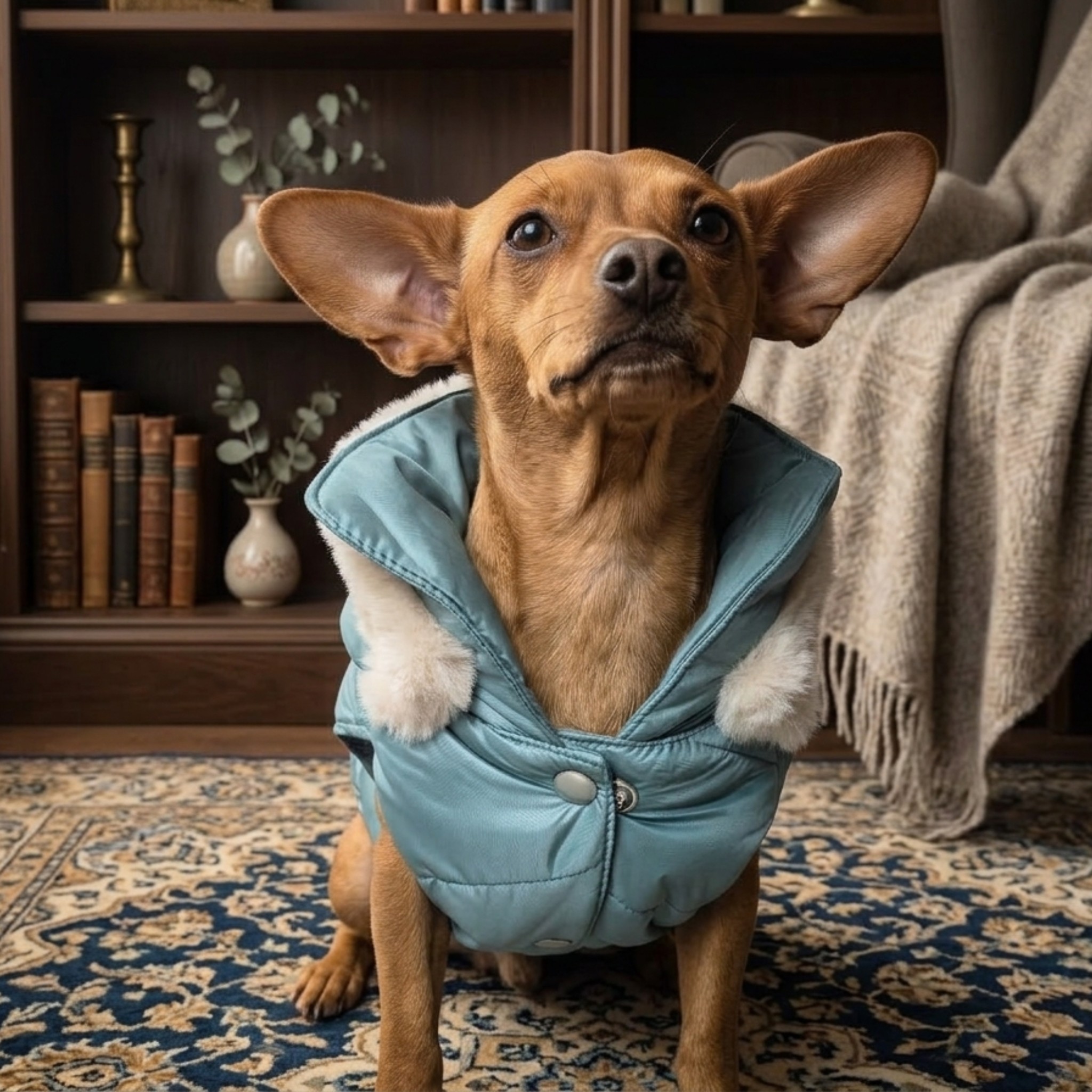 Piumino Invernale Jacket Hoodie per Cani